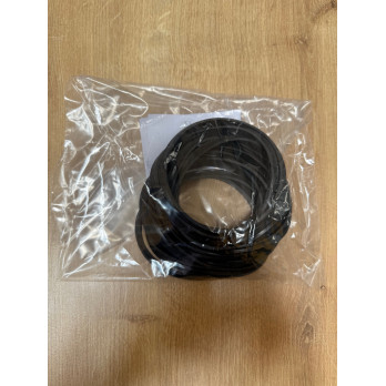 Těsnění silikonové pro peletové kouřovody - průměr 100 mm- černé  - 200°C - balení 10 ks