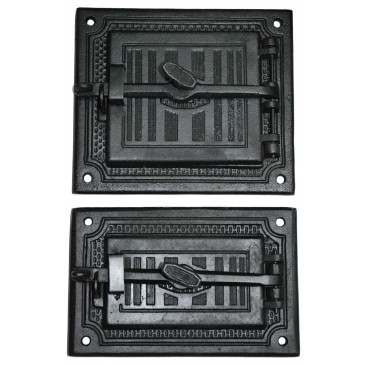 Litinová dvířka  LUX PLUS-dolní-malá -s těsnící šňůrou