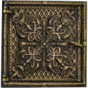 Dvířka komínová  - ORNAMENT - nr.41-mosaz