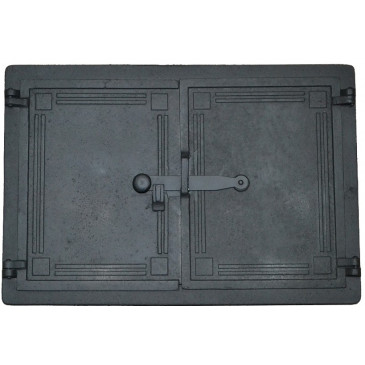 Dvířka  chlebová,pecová -HLADKÁ-černá