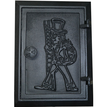 Dvířka komínová KOMINÍČEK 2 -litina - černá