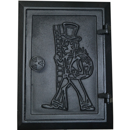 Dvířka komínová KOMINÍČEK 2 -litina - černá