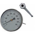 Teploměr TR-100-0-450°C-stonek 630mm+jímka