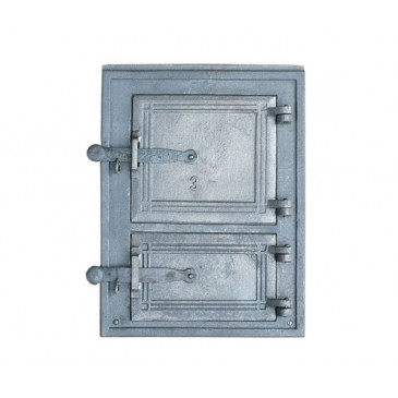 Litinová dvířka kuchyňská - HLADKÁ 3 - střední