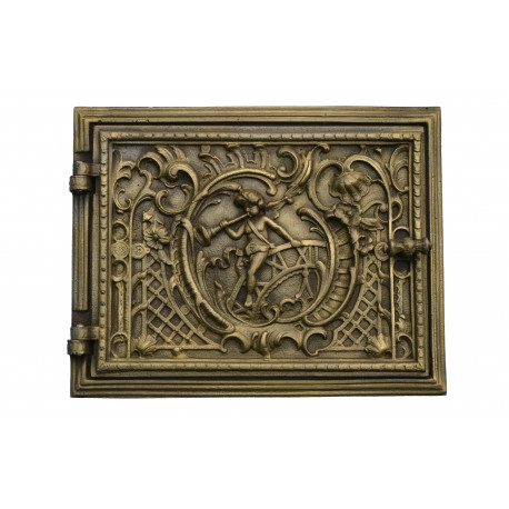 Dvířka ozdobná č. 39 - mosaz