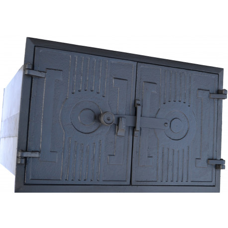 Pec litinová - HRANA - malá- černá - NEREZ tělo