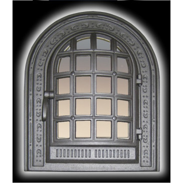 Litinová dvířka hermetická  MABEL-černá