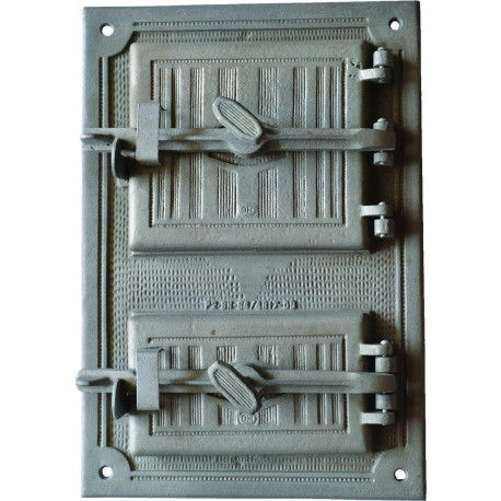 Litinový kamnový štít hermetický - SIMON