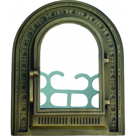 Litinová dvířka hermetická JULIA -mosaz