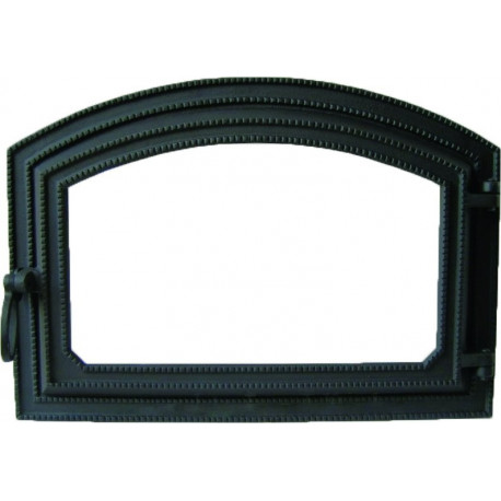 Litinová kamnová dvířka MANUEL - černá