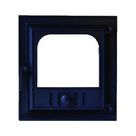 Litinová kamnová dvířka MAGNUS-černá