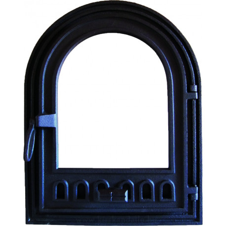 Litinová kamnová dvířka MAGDA-černá