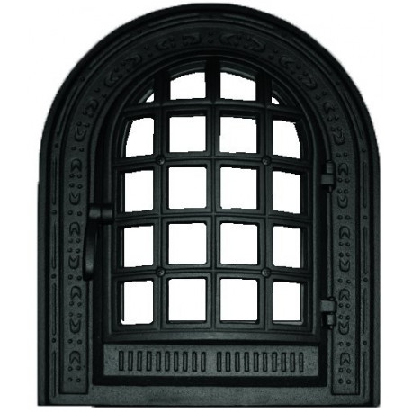 Litinová dvířka hermetická  MABEL-černá