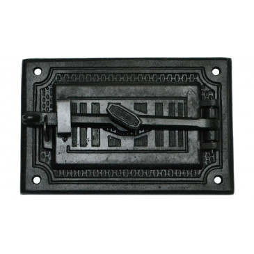 Litinová dvířka   LUX PLUS-dolní-malá -s těsnící šňůrou-černá