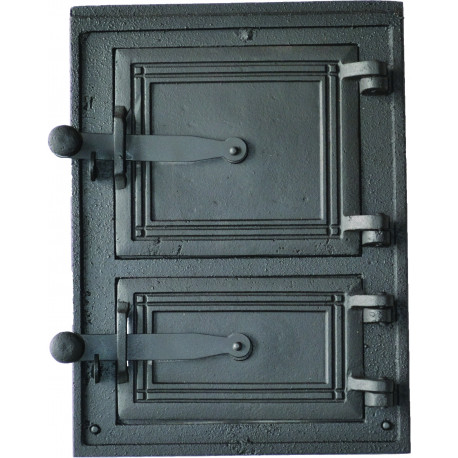 Litinová dvířka kuchyňská - HLADKÁ 2 - malá-černá