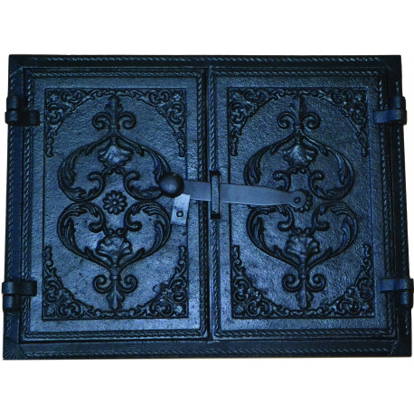 Dvířka chlebová,pecová - OZDOBNÁ-černá