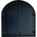 Dvířka pecová,udírenská - KLASIK-černá
