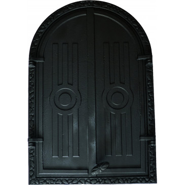 Dvířka pecová,udírenská - KLASIK-ÚZKÝ-černý