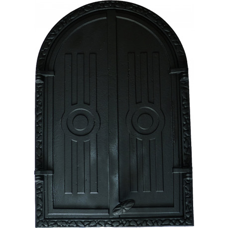 Dvířka pecová,udírenská - KLASIK-ÚZKÝ-černý