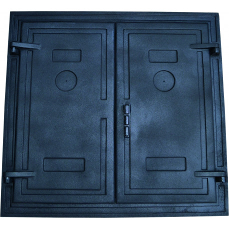 Dvířka udírenská,pecová - VRATA - černá