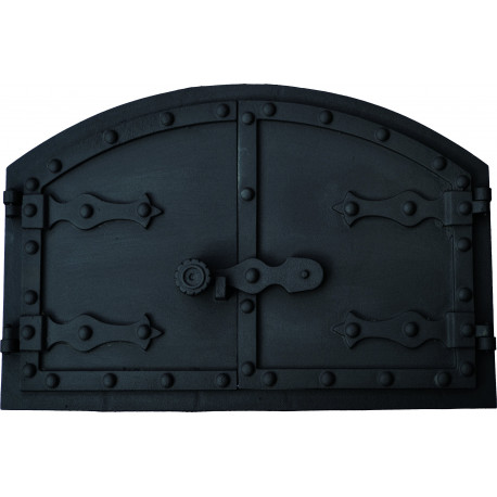 Dvířka udírenská,pecová - BERNARD-černý