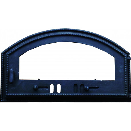 Pizza dvířka - ROMA - velká - PRAVÁ - prosklená-černá