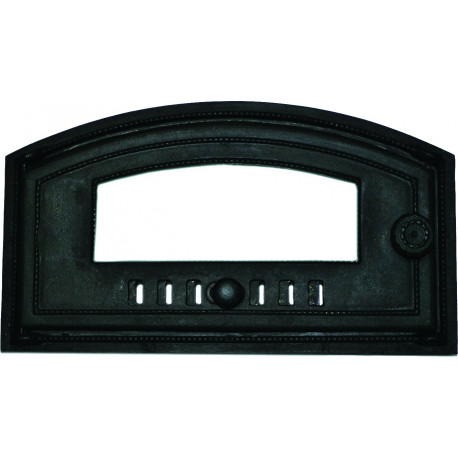 Pizza dvířka VENEZIA - LEVÁ,prosklená - černá