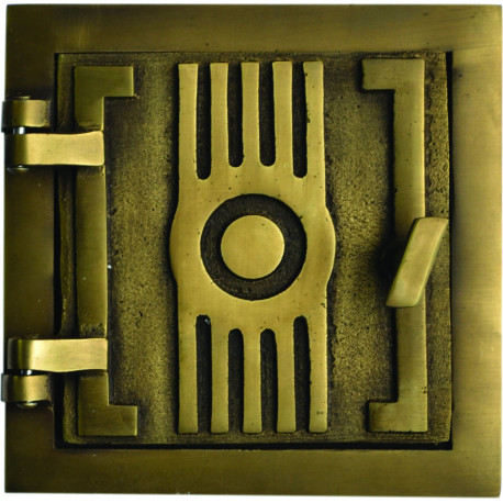 Dvířka revizní - 6 x 6 -  MOSAZ