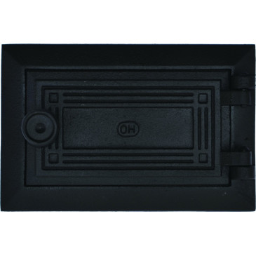 Dvířka popelníková - KO - 6x3 -malá - -černá