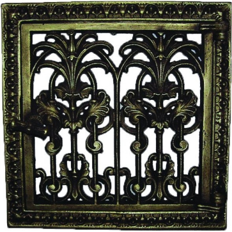 Dvířka ventilační  - 3556- mosaz