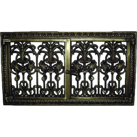 Dvířka ventilační  - 3557- mosaz