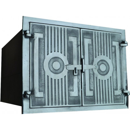 Pec litinová - HRANA-malá-nikl-plechové tělo