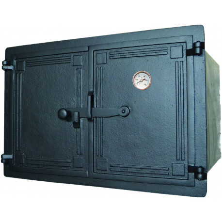 Pec litinová - HRANA-HLADKÁ -nikl+NEREZ tělo+teploměr