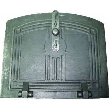 Pecová dvířka trouby - KLASIK-černý