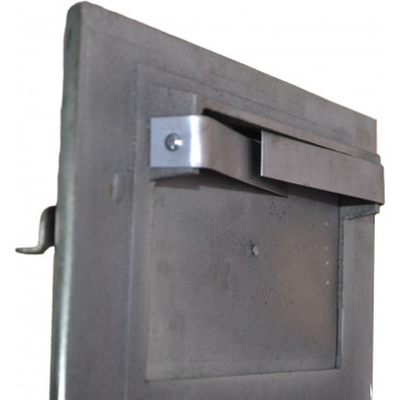 Litinová dvířka kuchyňská - 2T - malá - nikl