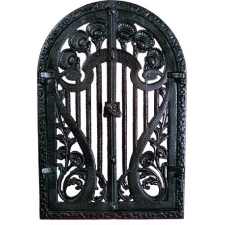 Litinová dvířka krbová  - nr.2-černá -  360 x 550