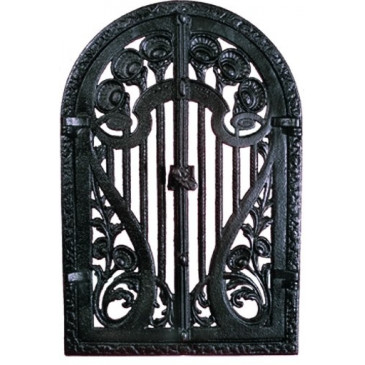 Litinová dvířka krbová  - nr.4-černá -  360 x 550