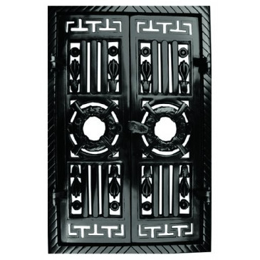 Litinová dvířka krbová  - nr.7-černá -  360 x 550