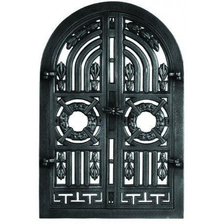 Litinová dvířka krbová  - nr.21 -černá -  360 x 550