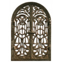 Litinová dvířka krbová  - nr.29 -mosaz -  360 x 550