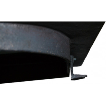 Litinový kamnový štít  - KLASIK  - OBLOUK"