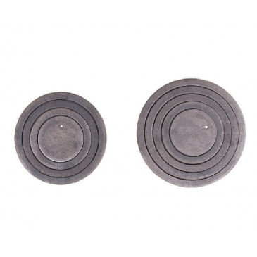 Litinové kroužky do plátů 160mm - 2.dílná