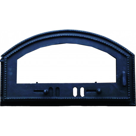 Pizza dvířka - ROMA - velká - LEVÁ - prosklená - ČERNÁ