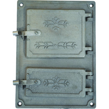 Litinový kamnový štít  - LT - mosaz