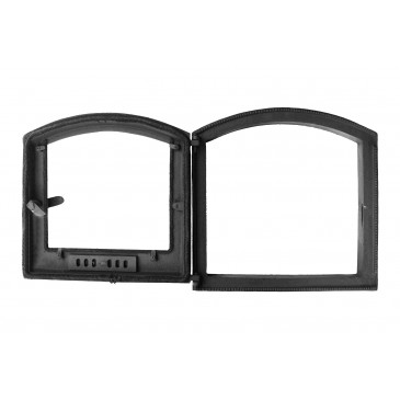 Litinová dvířka PATRIKA- levé -  černá