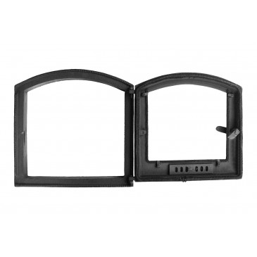 Litinová dvířka PATRICIE- PRAVÁ - ČERNÁ