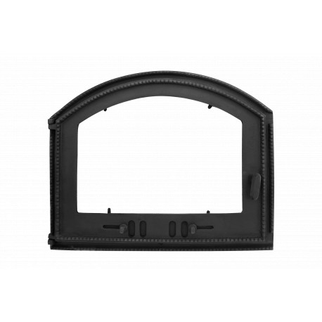 Litinová dvířka PALOMA - levé -ČERNÁ