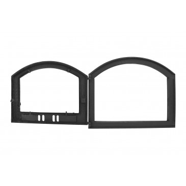 Litinová dvířka PALOMA - levé -ČERNÁ