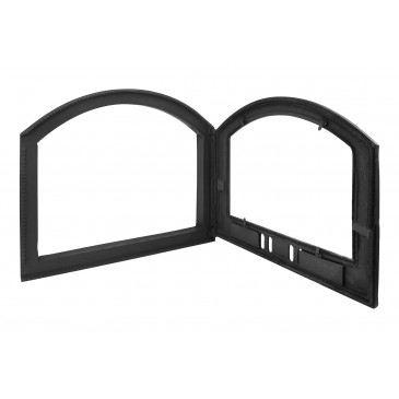 Litinová dvířka PAMELA - PRAVÁ - ČERNÁ