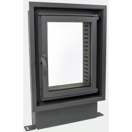 Litinová dvířka JORIKA s jednosklem 360*470 mm